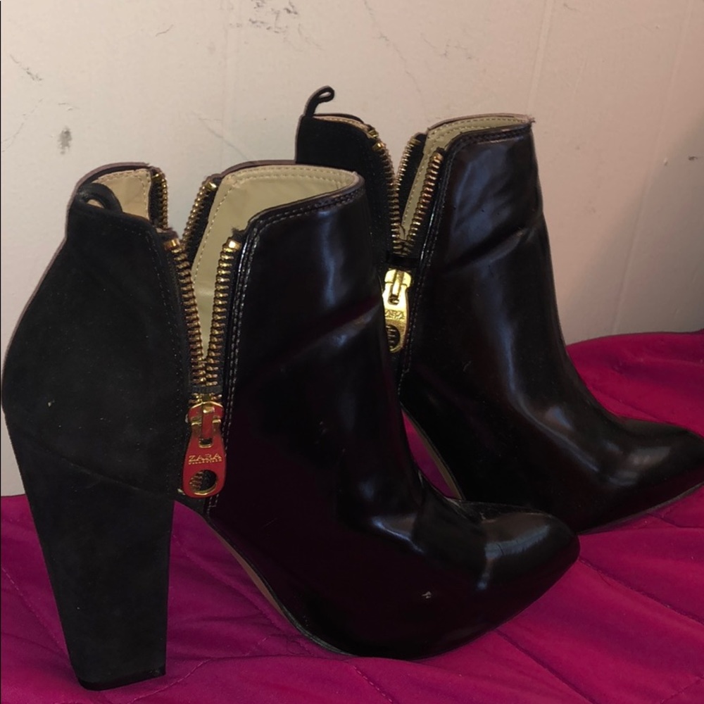 Zara Basic Boot Heels